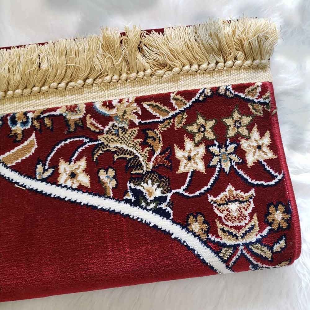 Deensquare - Kids Makkah Imam Prayer Mat - Red 