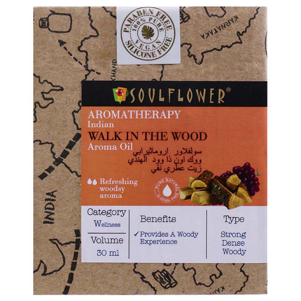 Soulflower - Walk In The Wood Aroma Oil - 30Ml