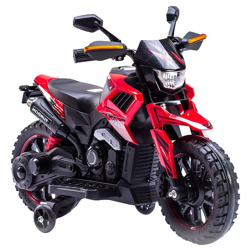 Megastar Children's Electric Firefly 6V Motorcycle - Red