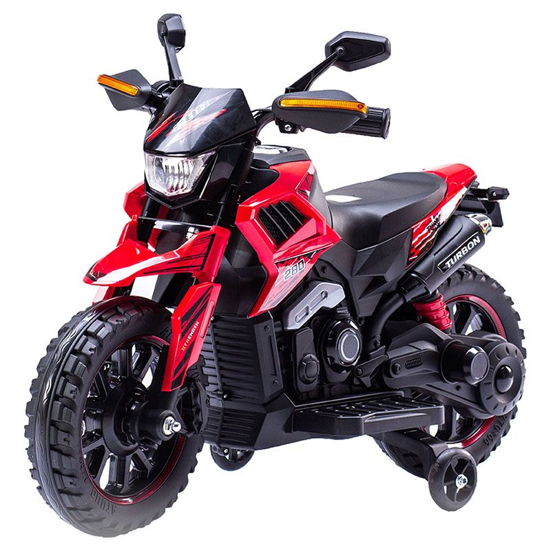 Megastar Children's Electric Firefly 6V Motorcycle - Red