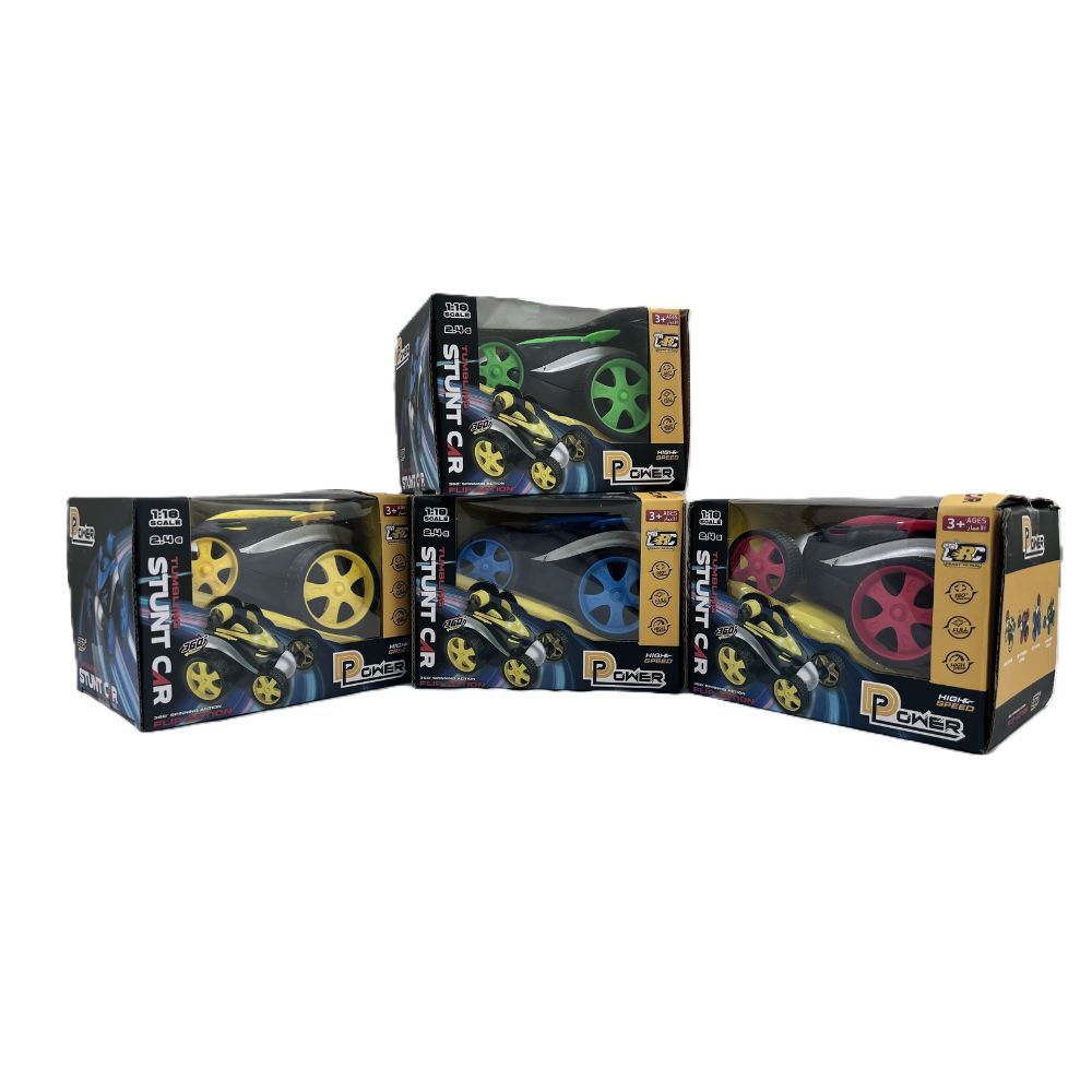 D-Power - Remote Control Mini Tumbling Stunt Car - Assorted Colours