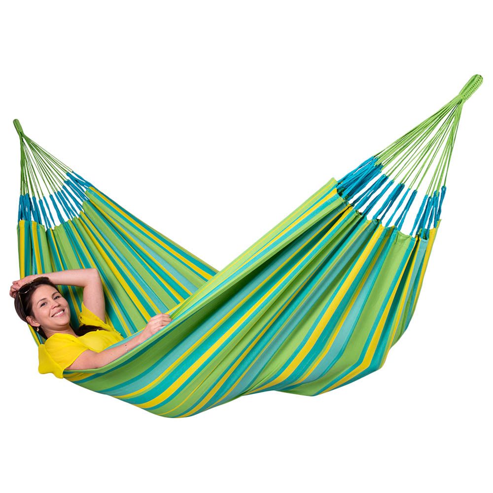 La Siesta - Brisa Lime - Double Classic Hammock Outdoor - Lime