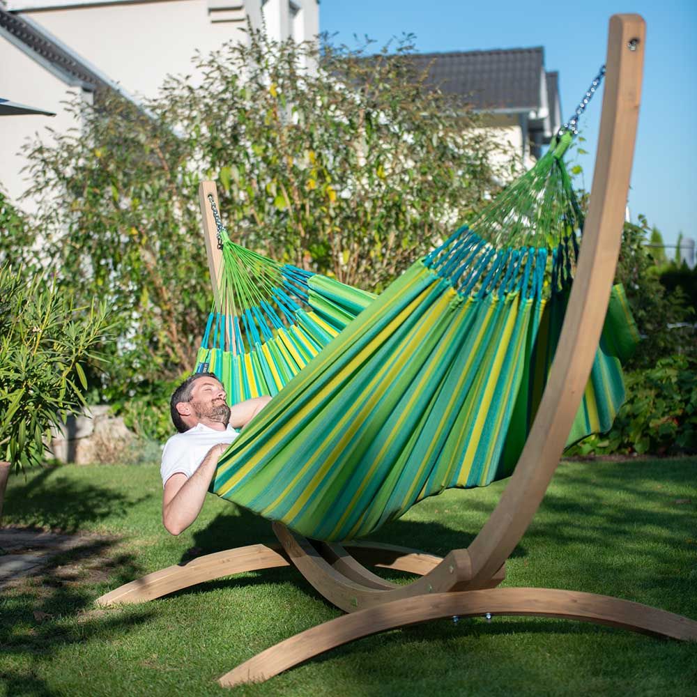 La Siesta - Brisa Lime - Double Classic Hammock Outdoor - Lime