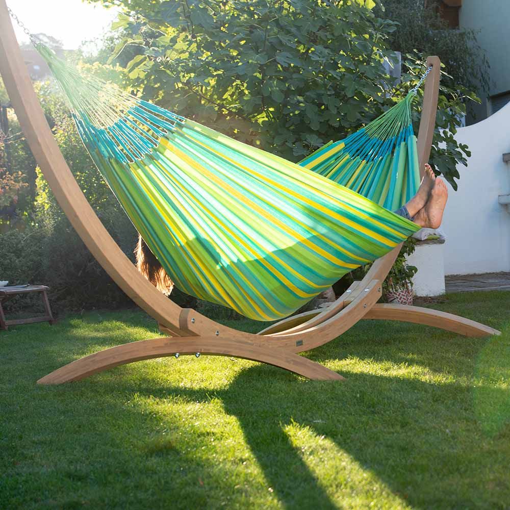 La Siesta - Brisa Lime - Double Classic Hammock Outdoor - Lime