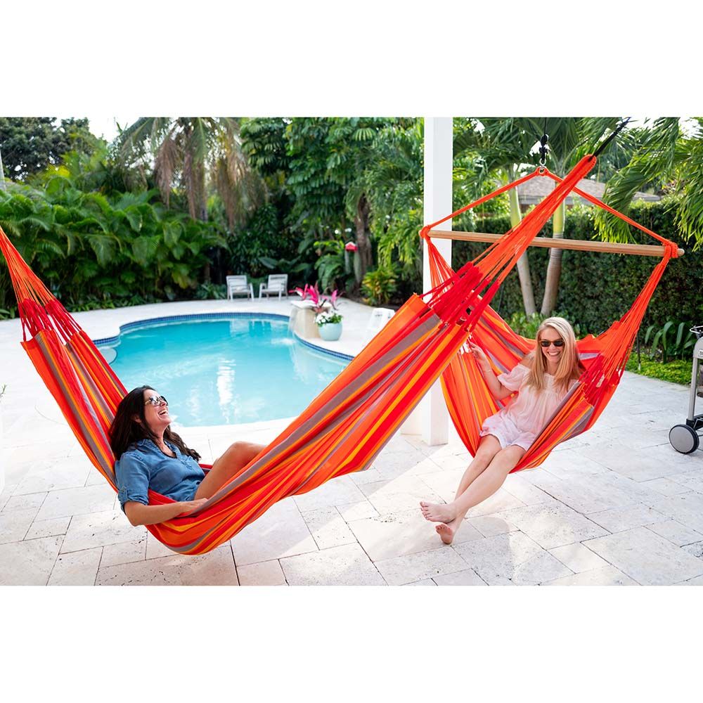 La Siesta - Brisa King-size Classic Hammock Outdoor - Toucan