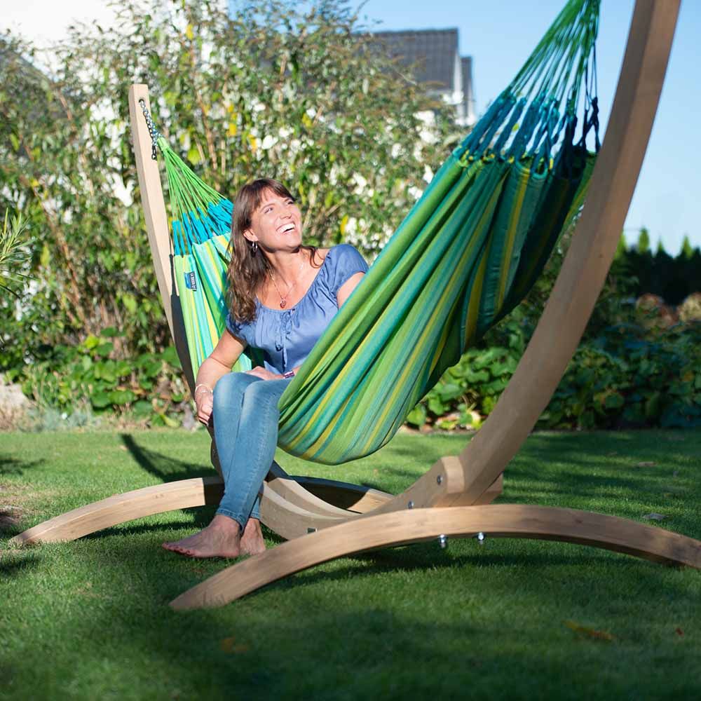 La Siesta - Brisa Lime - King-size Classic Hammock Outdoor - Lime