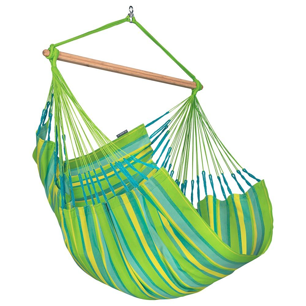 La Siesta - Domingo Weather-Resistant Comfort Hammock - Lime