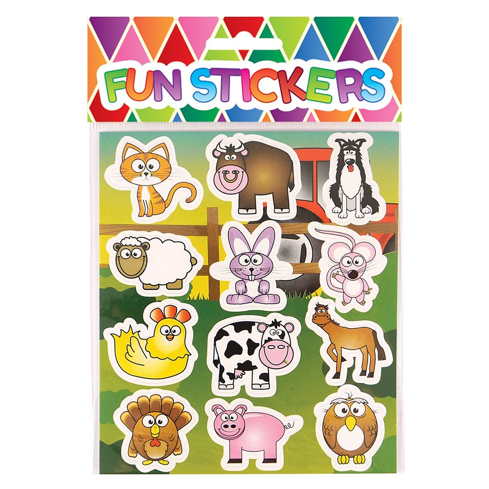 Henbrandt - Farm Animals Stickers