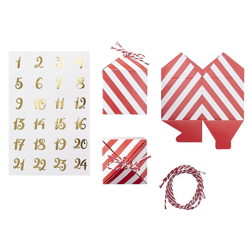 Ginger Ray - Merry & Bright Advent Box Kit