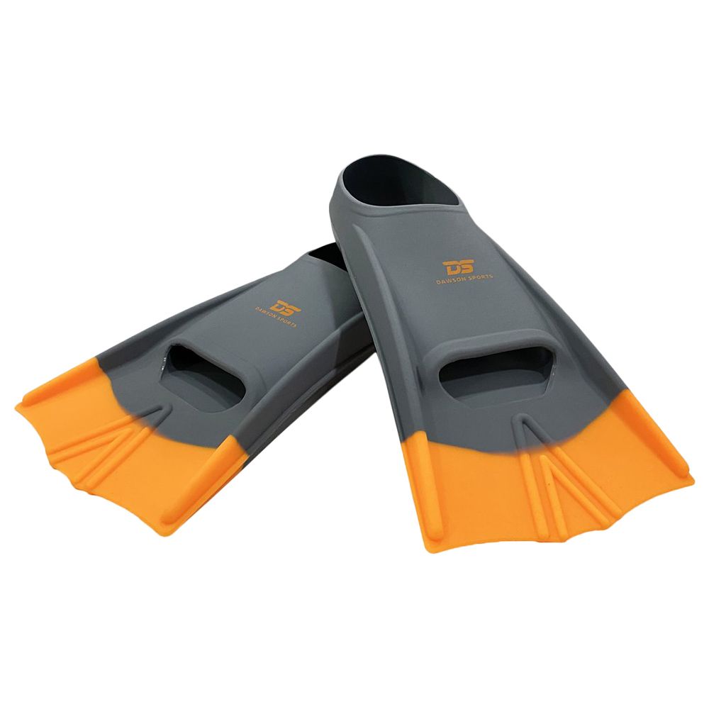 Dawson Sports Speed Fins Grey/Orange - UK 1-3