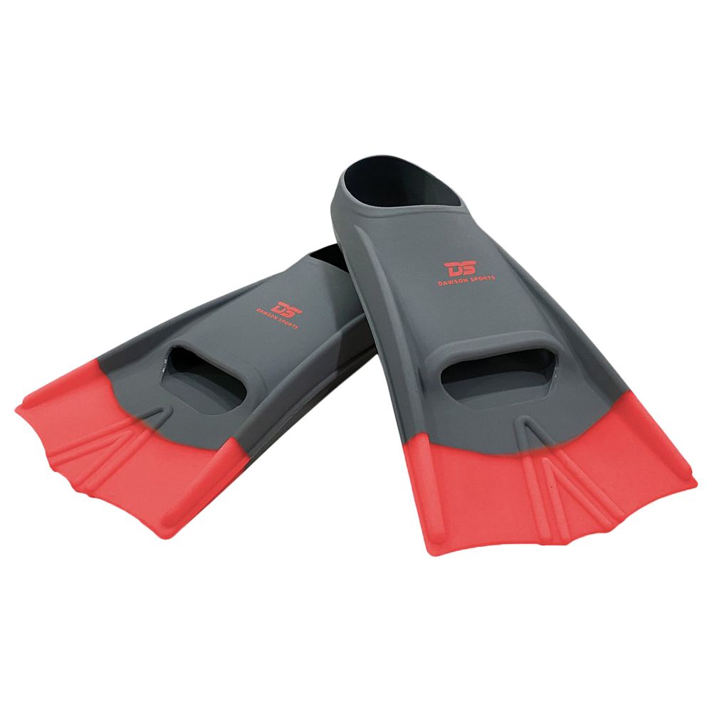 Dawson Sports Speed Fins Grey/Red - UK 3-5