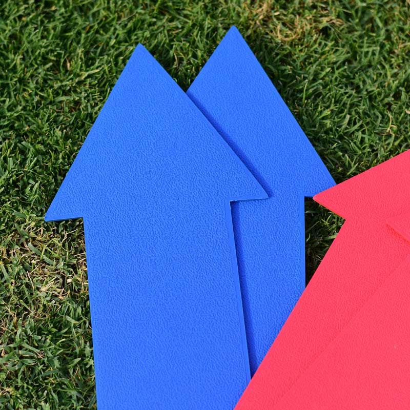 Dawson Sports - Floor Marker Arrow - 4pcs - Red/Blue