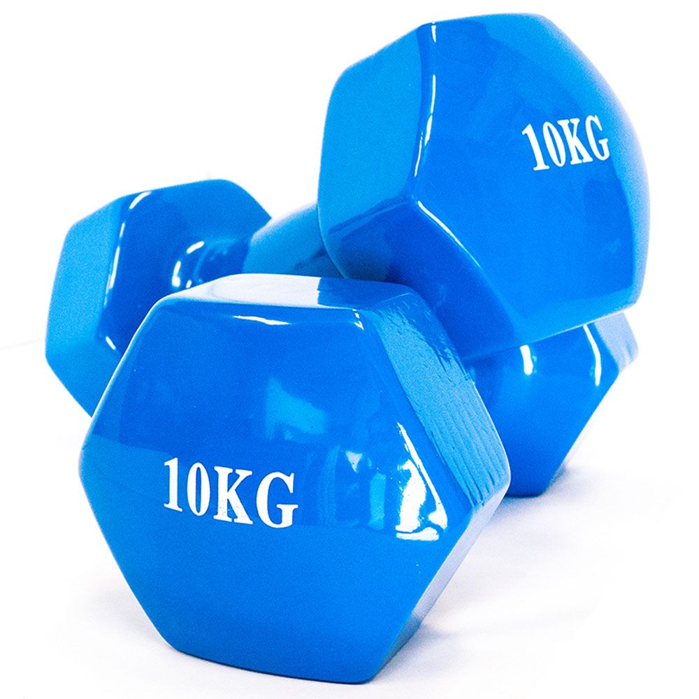 Dawson Sports - Vinyl Dumbbell Set - 10kg