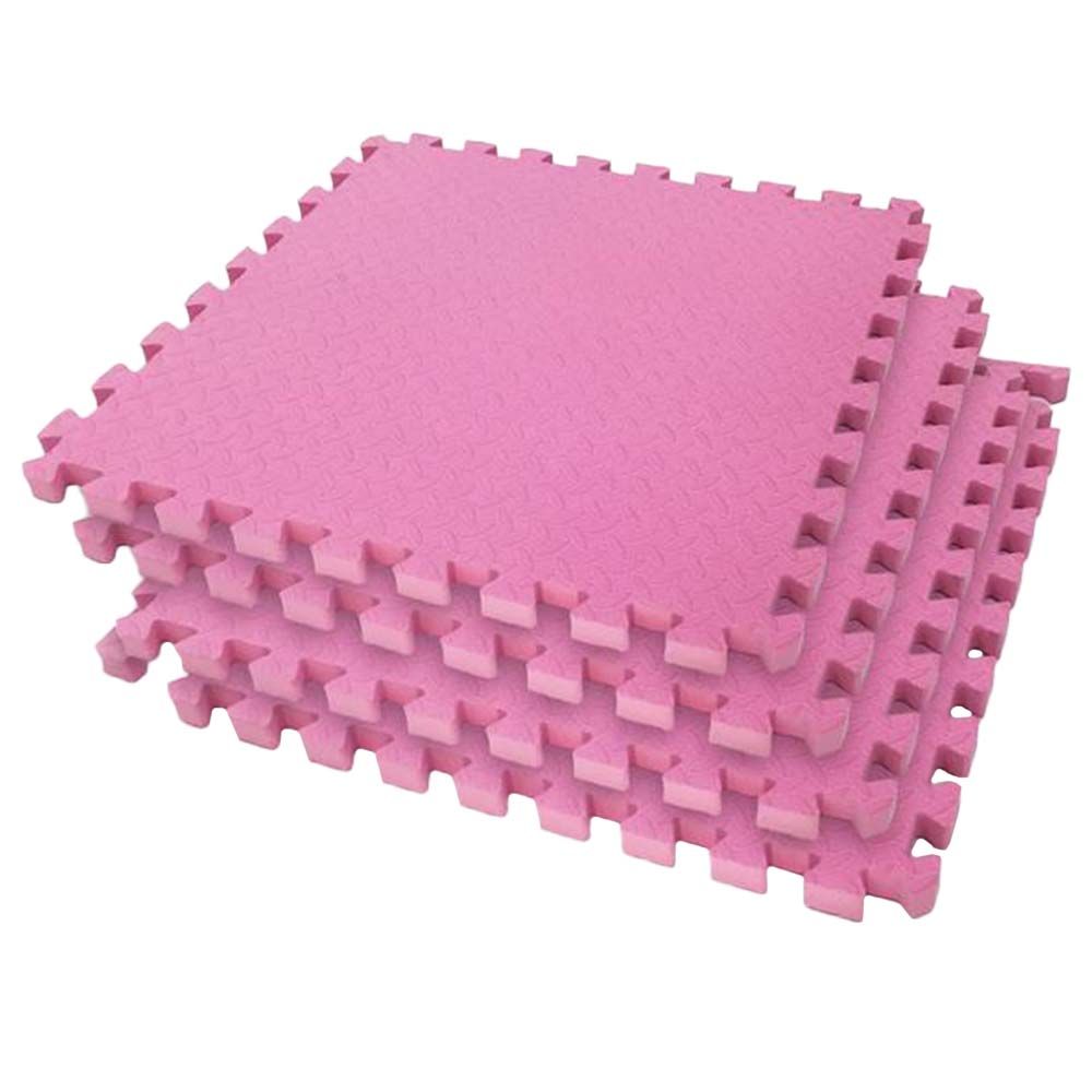 Dawson Sports - Interlocking Mat Set of 4 - Pink