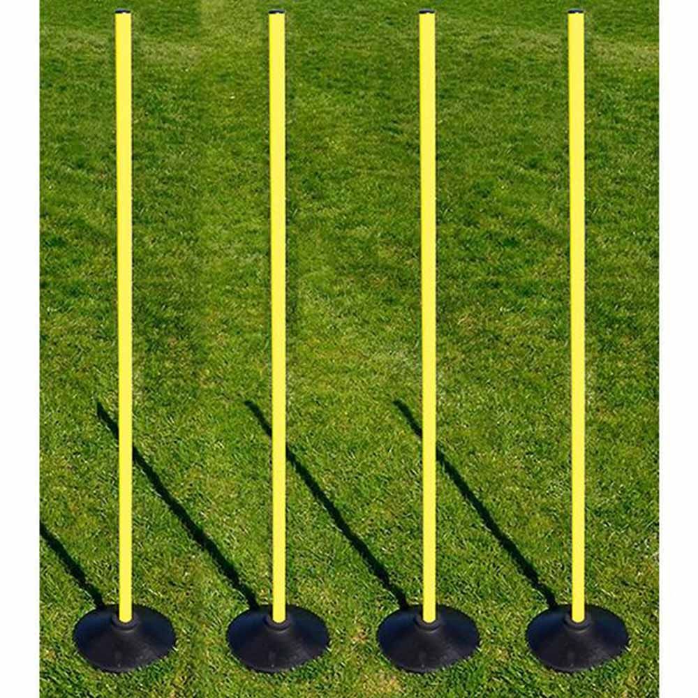 Dawson Sports - Rounders Base And Pole Set of 4 - Yellow