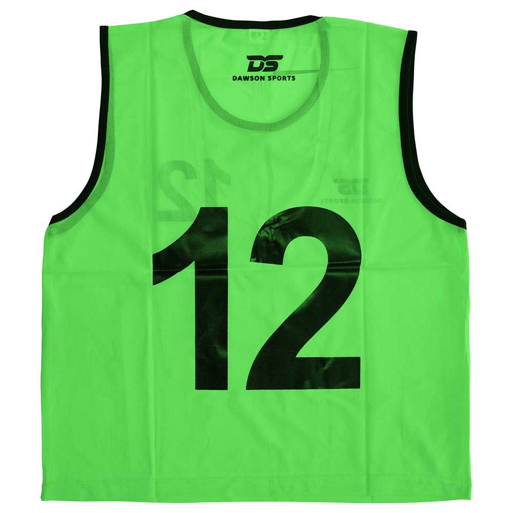 Dawson Sports - 1-12 Numbered Mesh Bibs - Pack Of 12 - Green_S