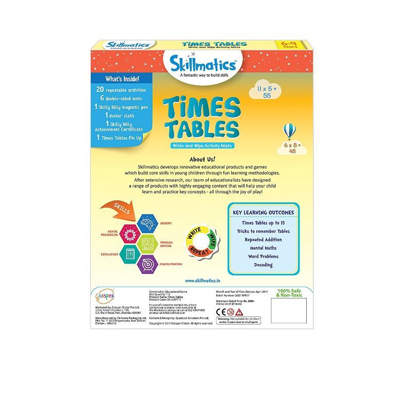 Skillmatics - Times Tables