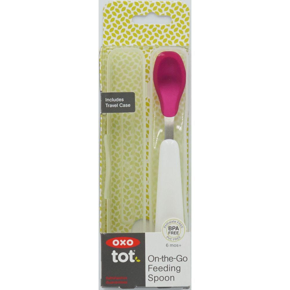 Oxo Tot - On-The-Go Feeding Spoon - Pink