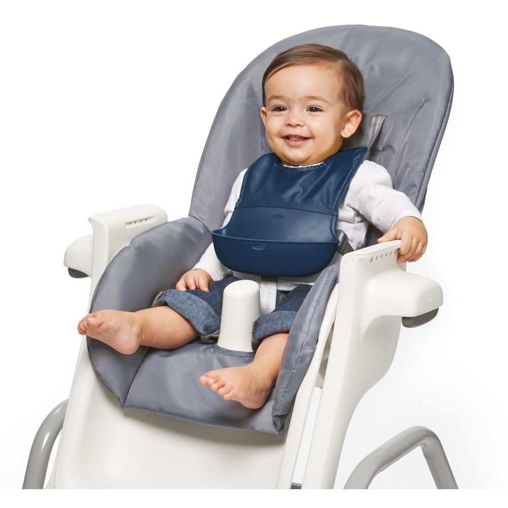 Oxo Tot - Roll Up Bib - Navy - Asia