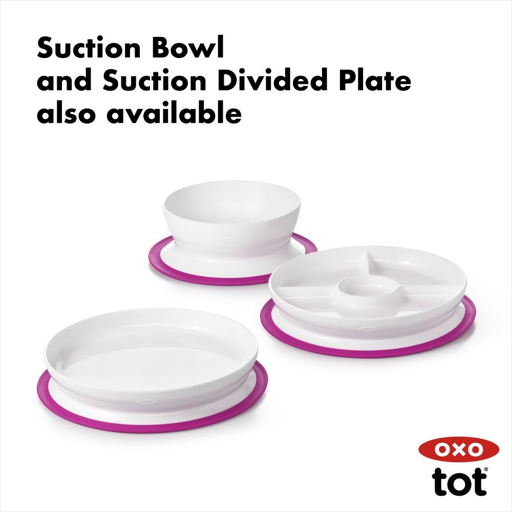 Oxo Tot - Stick & Stay Suction Bowl - Pink