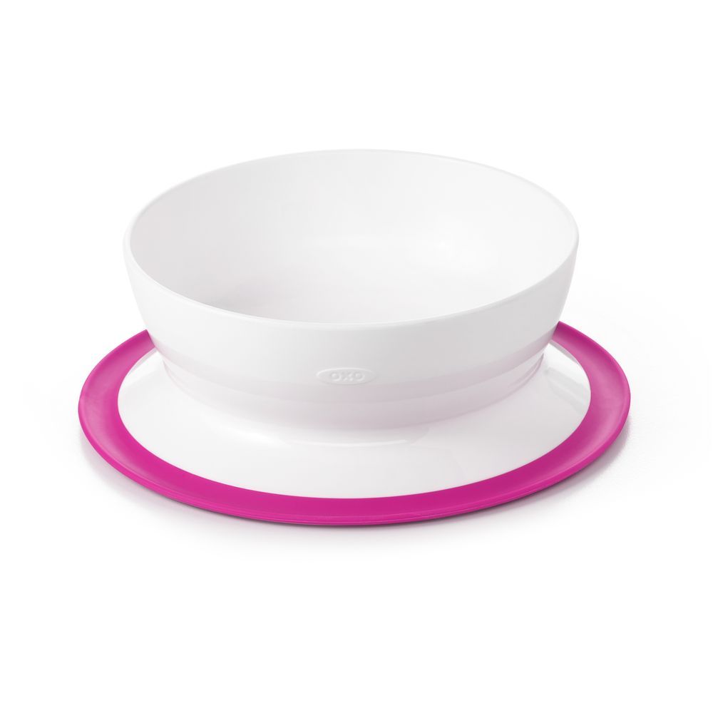 Oxo Tot - Stick & Stay Suction Bowl - Pink