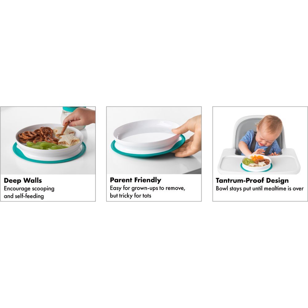 Oxo Tot - Stick & Stay Suction Plate - Teal