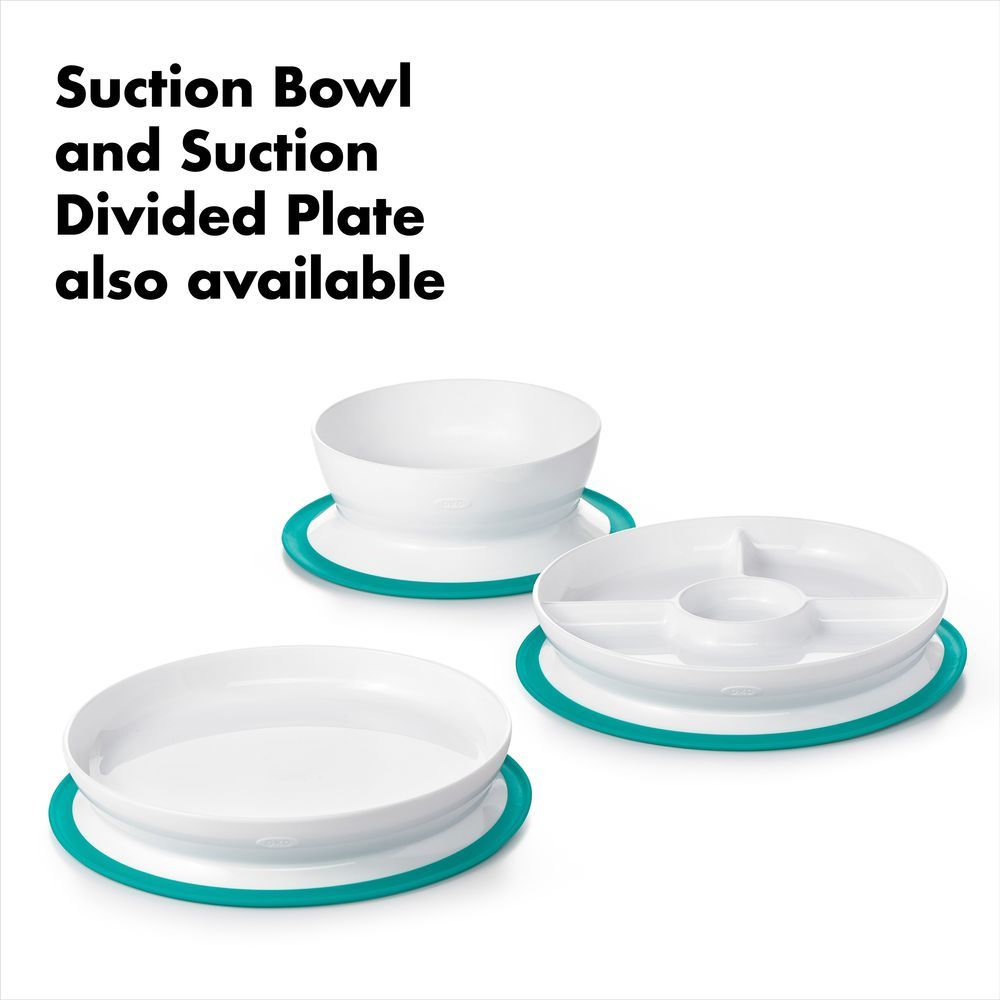 Oxo Tot - Stick & Stay Suction Plate - Teal