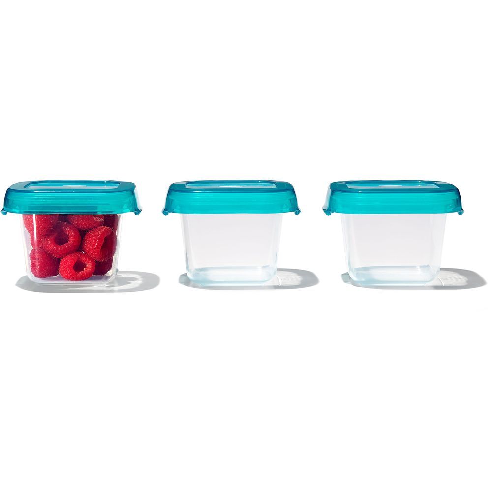 Oxo Tot - Baby Blocks Freezer Storage Containers - 6 Oz - Teal