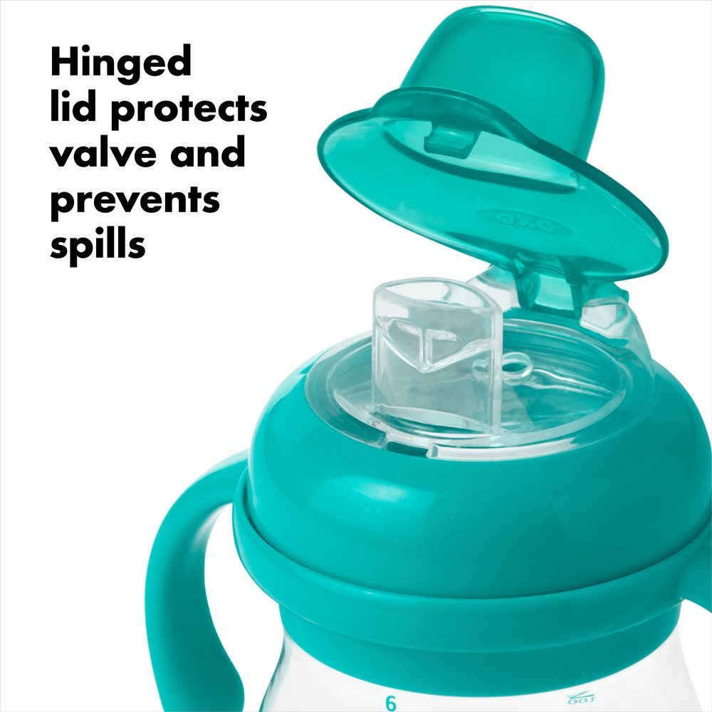 Oxo Tot - Transitions Soft Spout Sippy Cup - 6 Oz - Teal