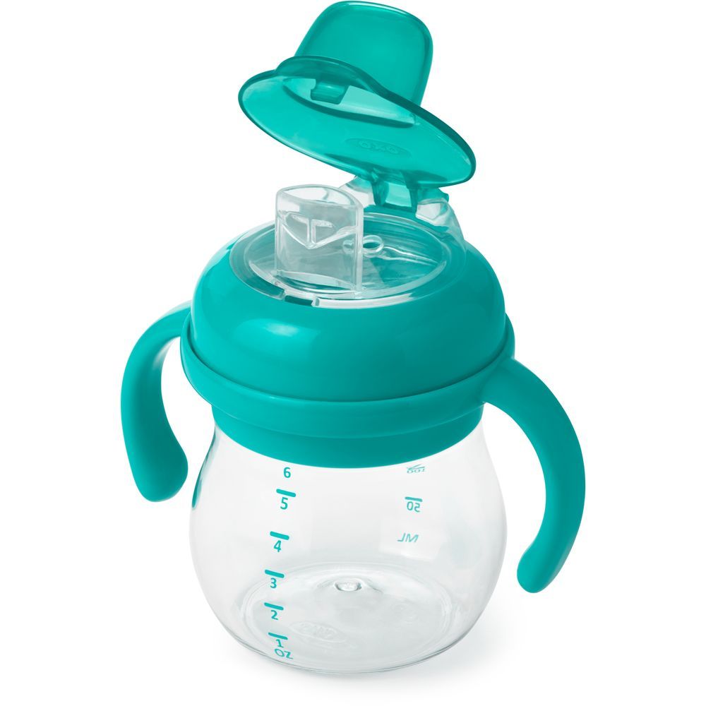 Oxo Tot - Transitions Soft Spout Sippy Cup - 6 Oz - Teal