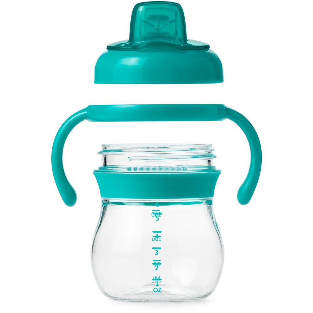 Oxo Tot - Transitions Soft Spout Sippy Cup - 6 Oz - Teal