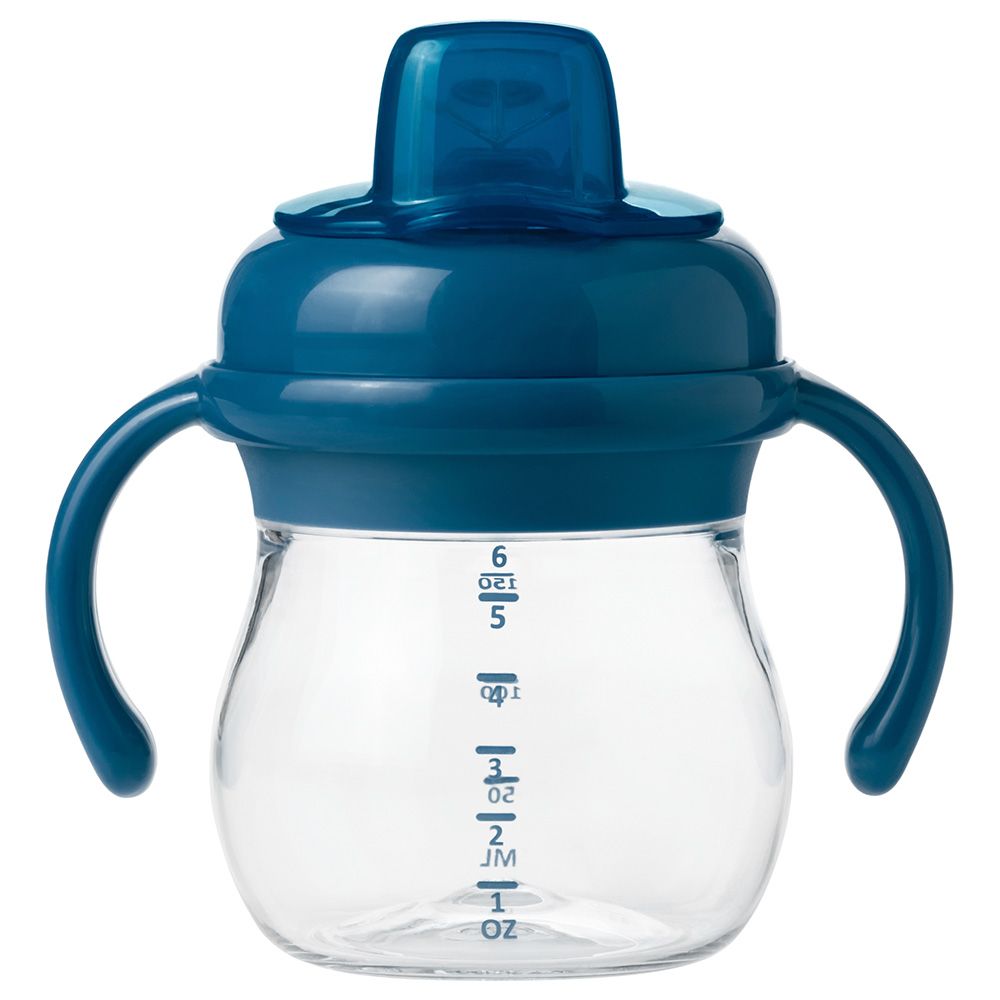 Oxo Tot - Transitions Soft Spout Sippy Cup - 6 Oz - Navy