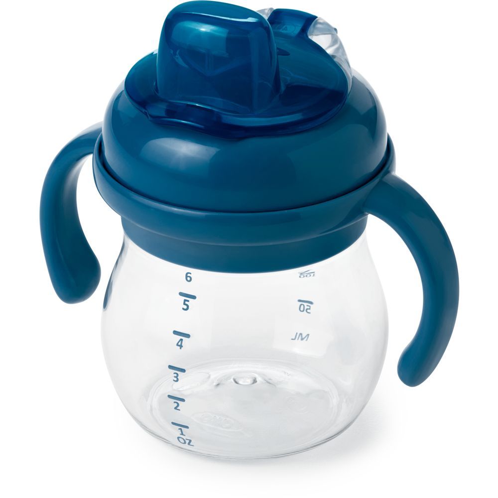 Oxo Tot - Transitions Soft Spout Sippy Cup - 6 Oz - Navy