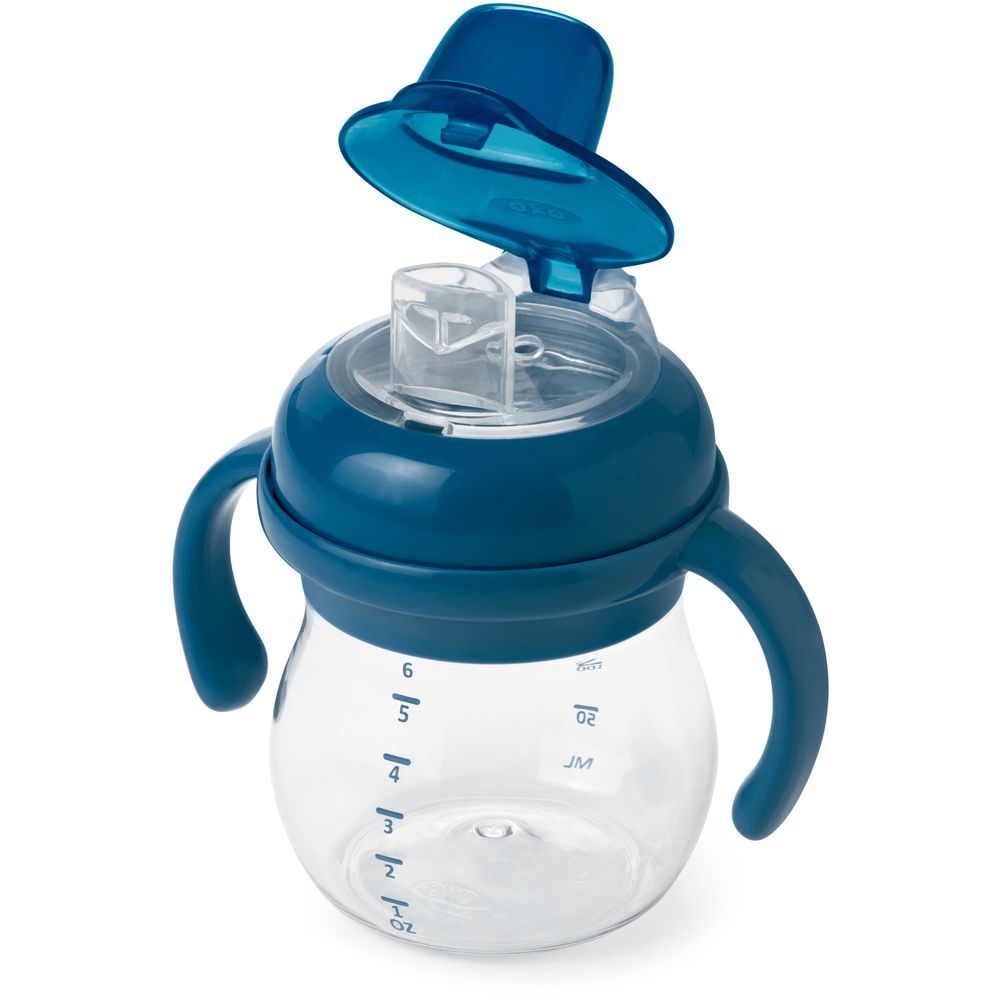 Oxo Tot - Transitions Soft Spout Sippy Cup - 6 Oz - Navy