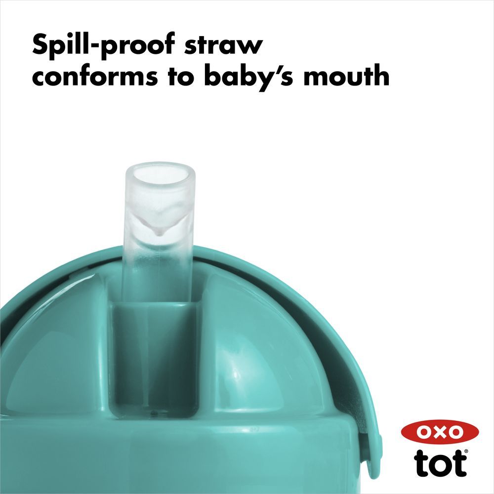 Oxo Tot - Transitions Straw Cup - 6 Oz - Teal