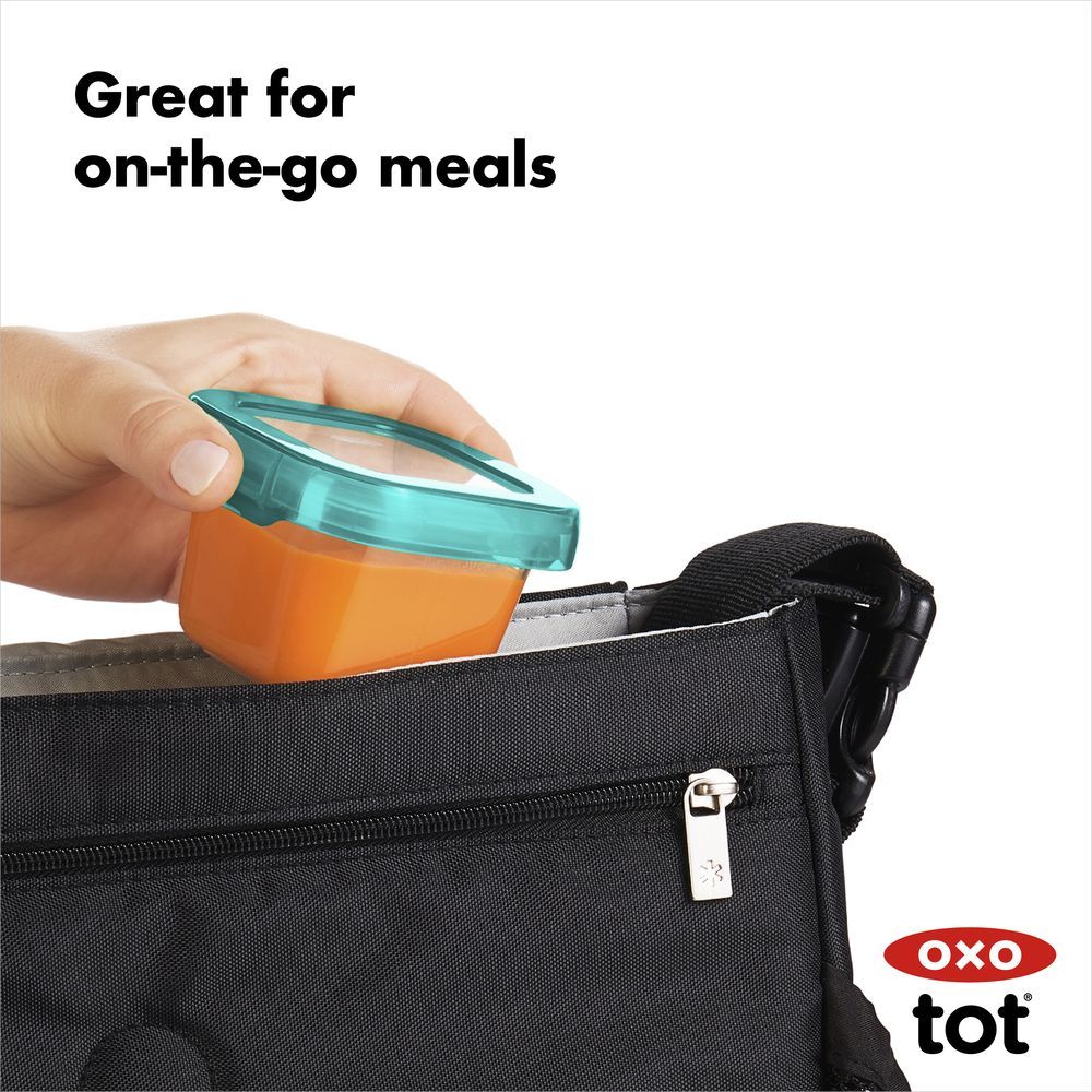 Oxo Tot - Baby Blocks Freezer Storage Containers - 118ml - 4pcs - Teal