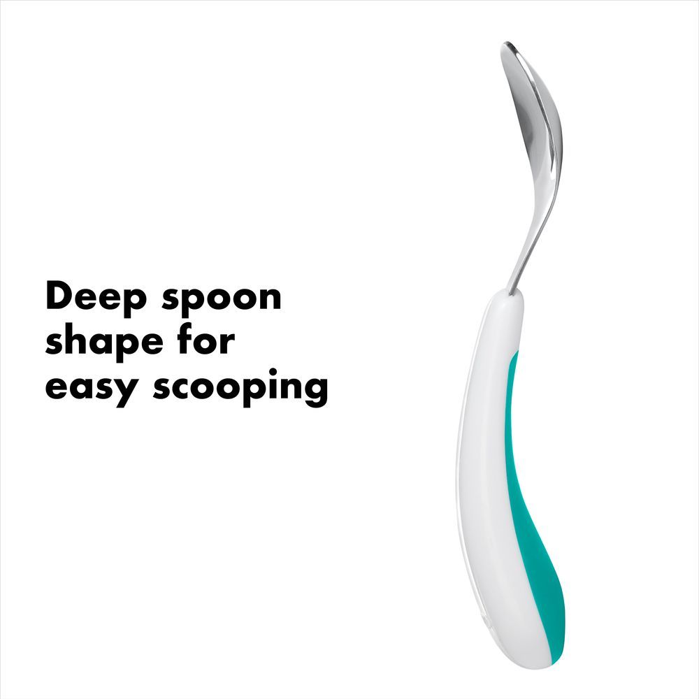 Oxo Tot - Fork & Spoon Set - Teal