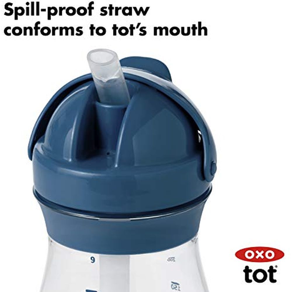 Oxo Tot - Transitions 9 Oz Straw Cup - Navy