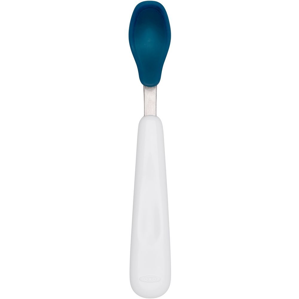 Oxo Tot - Feeding Spoon Set w/ Soft Silicone - Navy