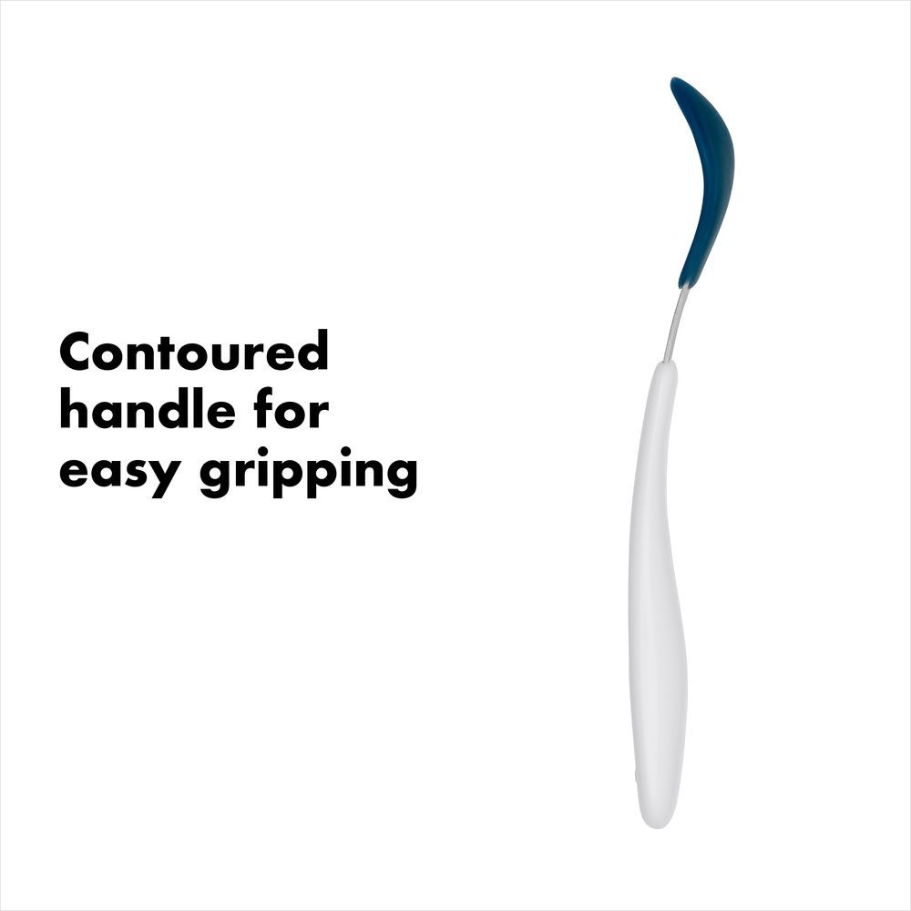 Oxo Tot - Feeding Spoon Set w/ Soft Silicone - Navy