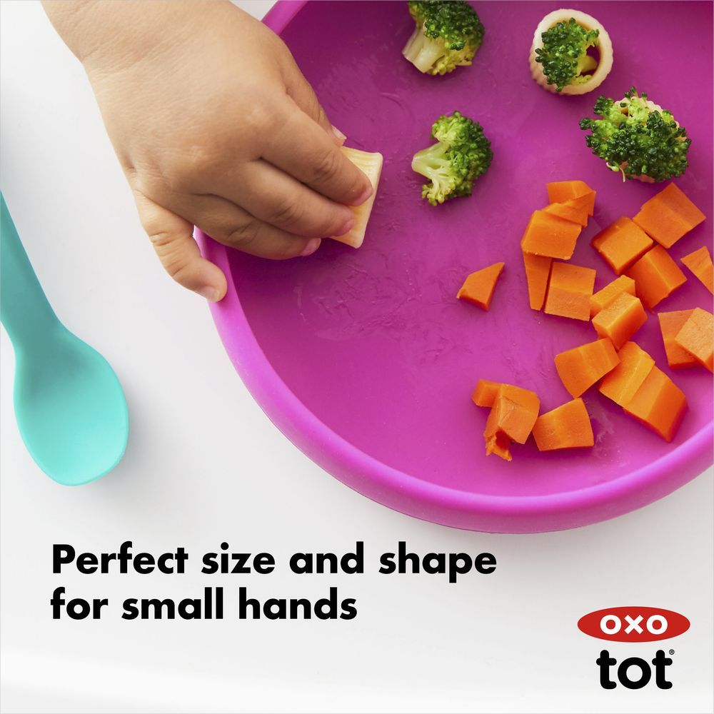 Oxo Tot - Silicone Plate - Pink