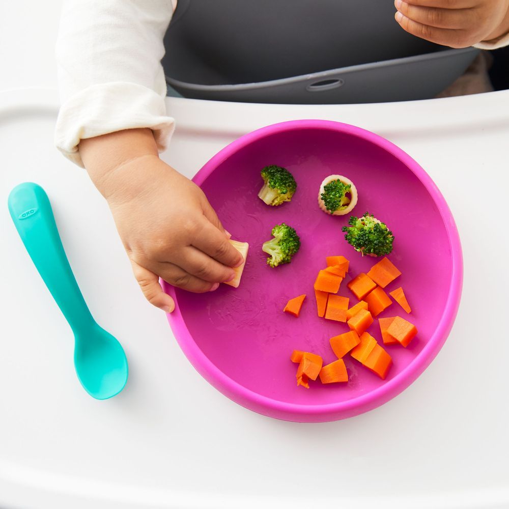 Oxo Tot - Silicone Plate - Pink