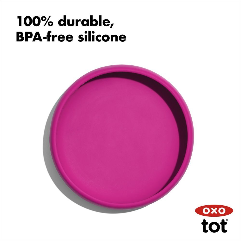 Oxo Tot - Silicone Plate - Pink