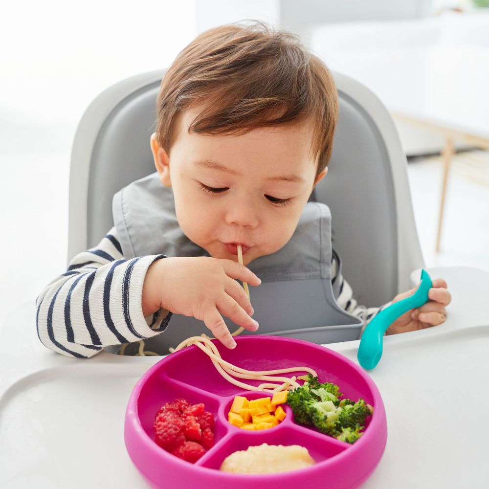 Oxo Tot - Silicone Divided Plate - Pink