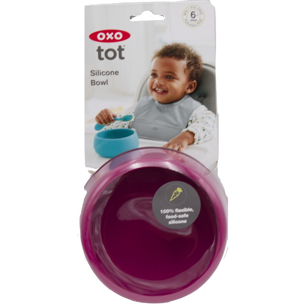 Oxo Tot - Silicone Bowl - Pink