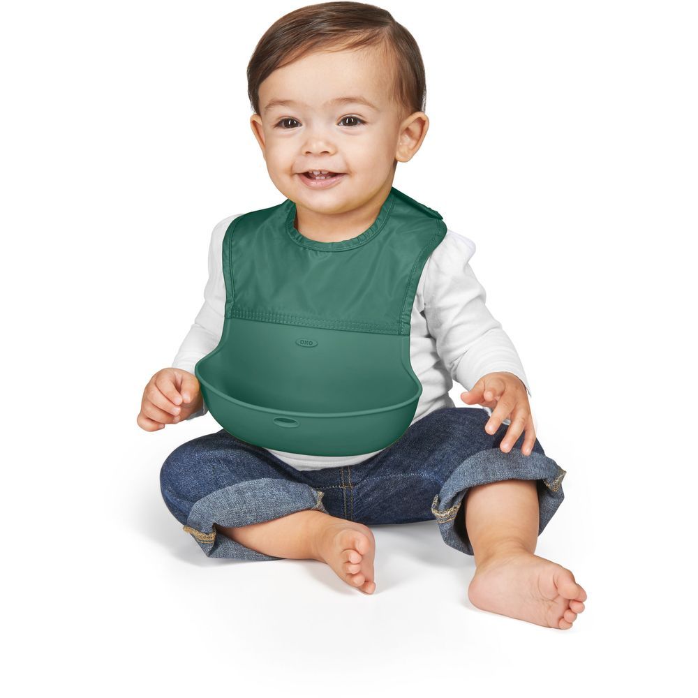 Oxo Tot - Roll Up Bib - Sage