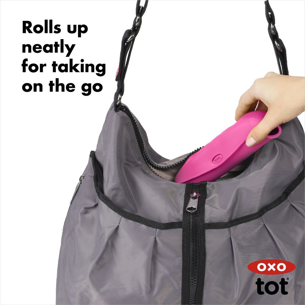 Oxo Tot - Roll Up Bib - Pink