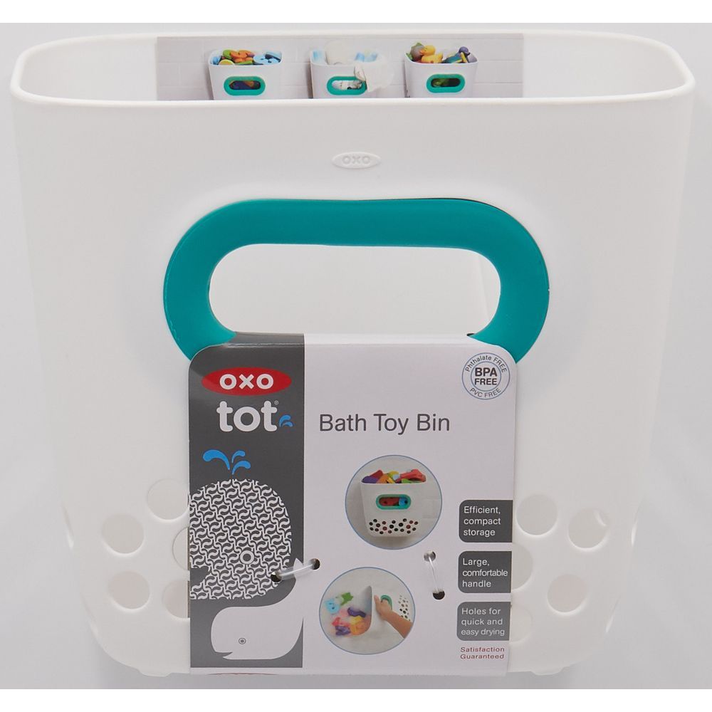 Oxo Tot - Bath Toy Bin - Teal