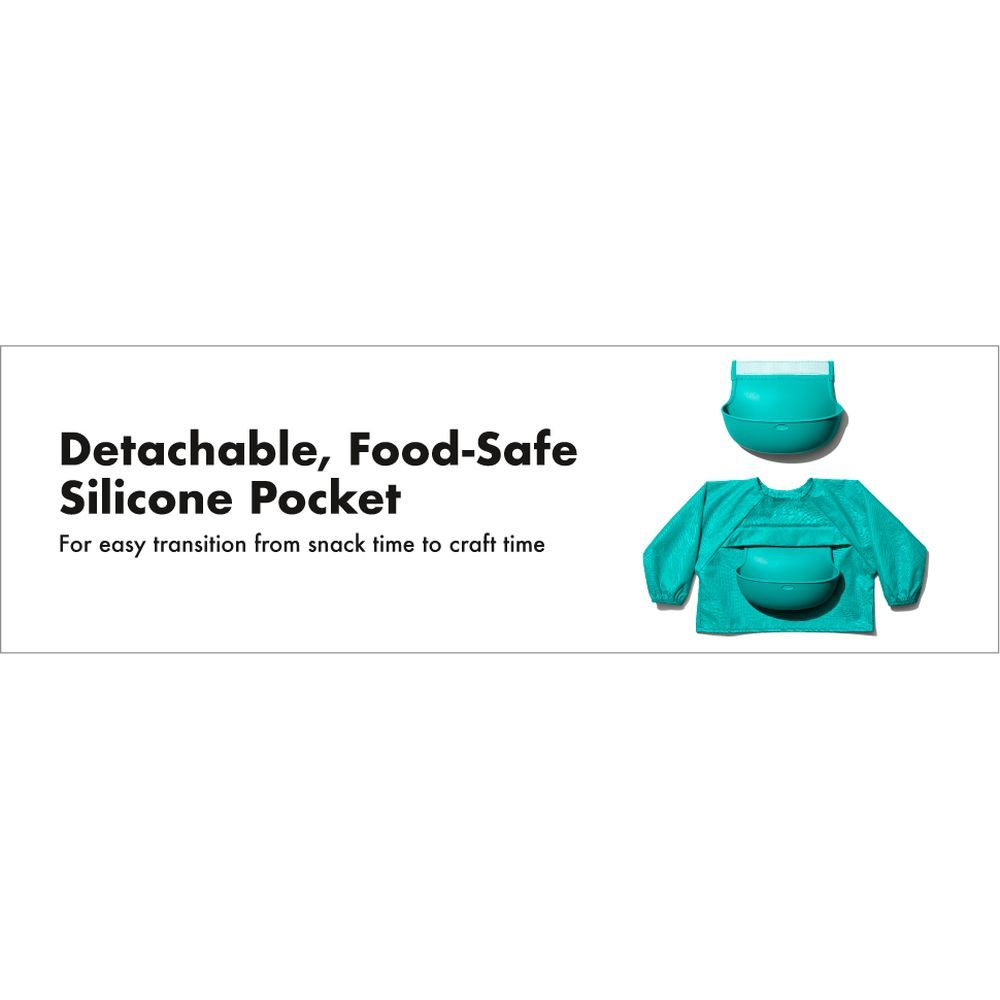 Oxo Tot - Sleeved Bib - Teal