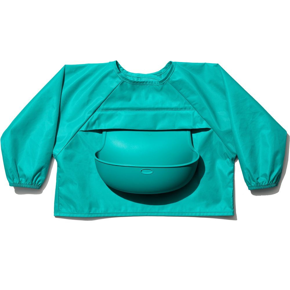 Oxo Tot - Sleeved Bib - Teal